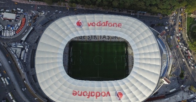 Vodofone arena ilk derbi öncesi havadan görüntülendi