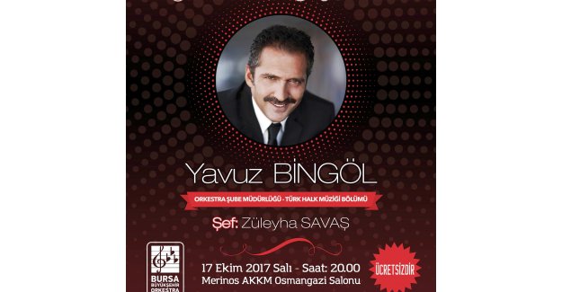 Yavuz Bingöl ile ‘Sezona Merhaba’ konseri