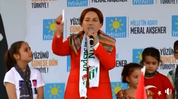 Meral Akşener Bursa'da; "İYİ Parti, sizin desteğinizle güneş gibi doğmuştur !.."