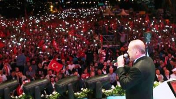 Cumhurbaşkanı Erdoğan; “15 Temmuz, Türk Milleti’nin yeniden dirilişinin ve şahlanışının adıdır”