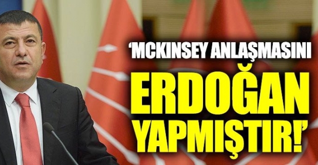 Veli Ağababa: McKinsey anlaşmasını Erdoğan yapmıştır !