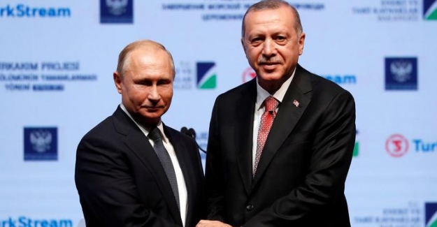 Erdoğan ve Putin'den "Türk Akım Töreni"nde dostluk mesajı