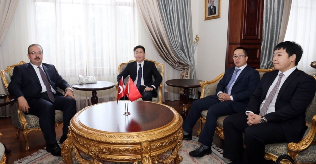 Çin Halk Cumhuriyeti İstanbul Başkonsolosu Cui Wei, Bursa Valiliğine ziyarette bulundu