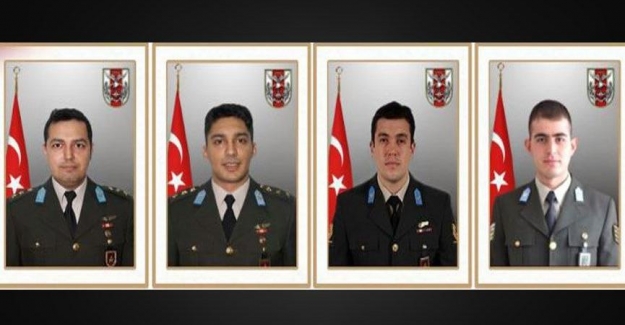 Askeri Helikopter kazasında Şehit olan 4 Askerimiz