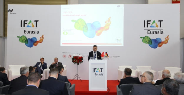 ‘IFAT Eurasia, Uluslararası Çevre Teknolojileri İhtisas Fuarı’ başladı