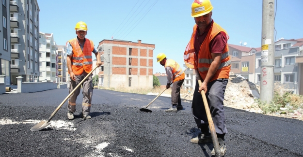 Nilüfer’de asfalt çalışmaları sürüyor