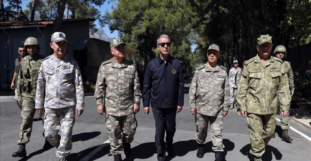 Milli Savunma Bakanı Akar: "Kıbrıs bizim milli davamız. Herkes bunu bilsin, kimse hata yapmasın.."