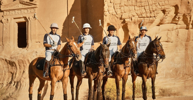 Dünyanın ilk "çöl polo turnuvası" Suudi Arabistan'da yapıldı