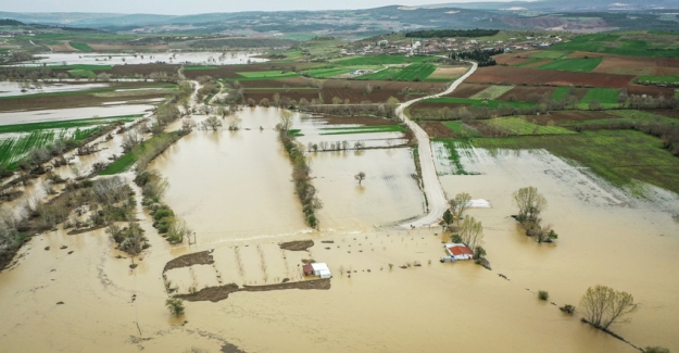Bursa Yenişehir'i sağanak vurdu!  35 Bin dönüm tarım arazisi sular altında