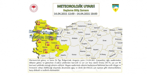 Meteoroloji'den Marmara ve Ege için kuvvetli fırtına uyarısı