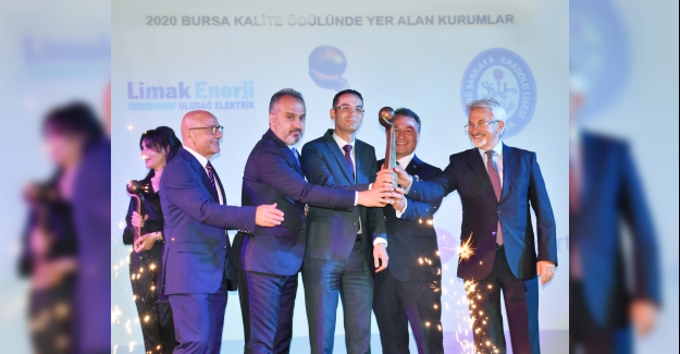 Bursa'nın 'Kalite Büyük Ödülü'ne LİMAK ENERJİ layık görüldü