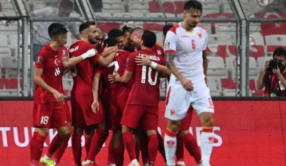 Türkiye, Dünya Kupası elemelerinde Karadağ ile 2-2 berabere kaldı