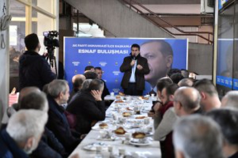 Mustafa Dündar haftalık esnaf ziyaretlerinde