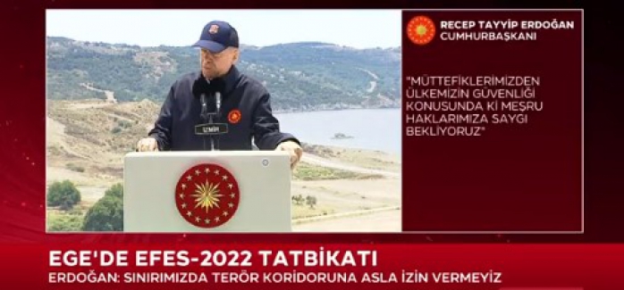 Cumhurbaşkanı Erdoğan: "Yunanistan'ı aklını başına alması konusunda ikaz ediyoruz"