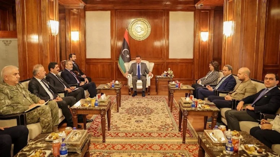 MİT Başkanı Hakan Fidan ve Ekibinin Libya görüşmeleri