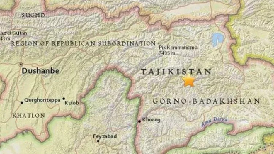 Deprem bu defa Tacikistan - Çin sınırında ve 7.2 büyüklükte