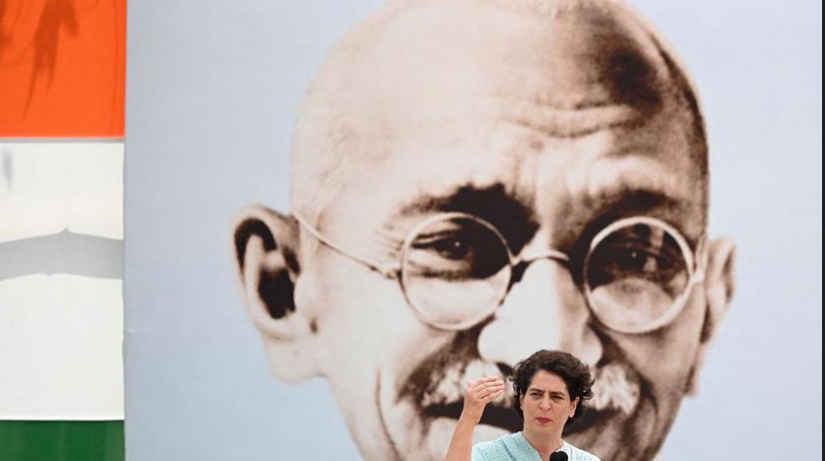 Hindistan'da ana muhalefet Gandi'den ilham alarak eylem düzenledi