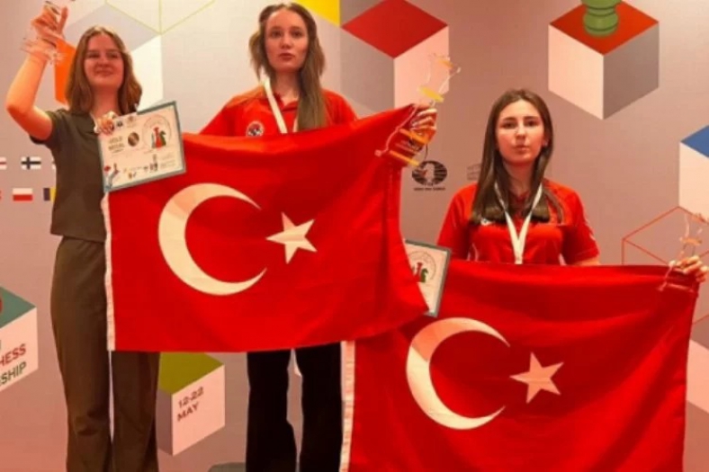 Türkiye Avrupa Okullar Satranç Şampiyonası'nda birinci oldu!