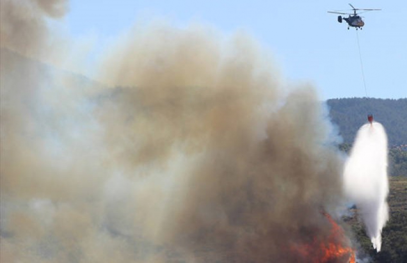 Hatay'da orman yangını: Evler tahliye edildi ve 2 kişi gözaltına alındı