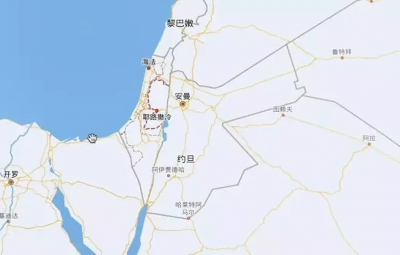Çinli teknoloji devleri Baidu ve Alibaba İsrail'i harita'dan çıkarttılar