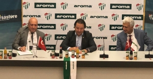 Aroma, Bursaspor’a verdiği desteği sürdürüyor