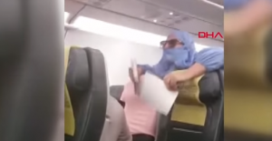 Uçakta panik: 'Ben FETÖ'cüyüm, uçağı patlatacağım' diyen kadın gözaltına alındı
