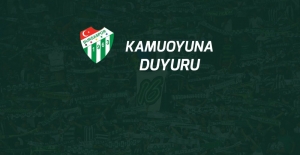 Bursaspor Kulübü Derneği Olağan İdari ve Mali Genel Kurulu 29 Şubat'ta yapılacak