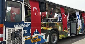 Başkent Ankara'da 23 Nisan coşkusu gezici araçlarla evlere taşınıyor..