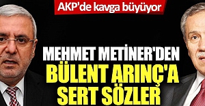 AKP'de kavga büyüyor: Mehmet Metiner'den Bülent Arınç'a sert sözler!