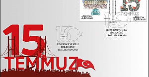 PTT’den "15 TEMMUZ DEMOKRASİ VE MİLLİ BİRLİK GÜNÜ" konulu özel zarf