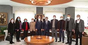 Selçuk Türkoğlu'ndan Başkan Turgay Erdem'e ziyaret