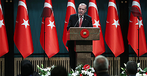 Cumhurbaşkanı Erdoğan: "Her şeyi kendimizin üretimi olan ilk haberleşme uydumuzu inşallah 2022'de uzaya gönderiyoruz."