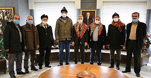 Yörük Türkmen Derneği’nden Başkan Erdem’e ziyaret