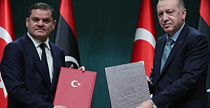 Libya Millî Birlik Hükûmeti Başbakanı Abdülhamid Dibeyb, Ankara'da