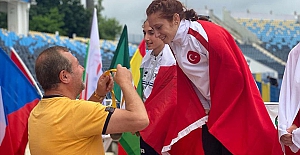 Özel sporcu Muhsine Gezer Polonya'da dünya şampiyonu oldu!