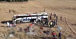 Balıkesir'de yolcu otobüsü devrildi: 15 kişi hayatını kaybetti, 17 yaralı var