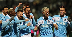 Ziraat Türkiye Kupası'nda Trabzonspor çeyrek finale yükseldi