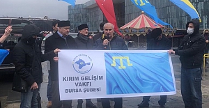 Kırım Gelişim Vakfı Bursa Şubesi: Ukrayna teslim olmayacak, Kırım Tatarları işgale boyun eğmeyecektir