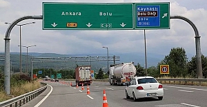 Bolu- Ankara sürücüleri dikkat: TEM Otoyolu Ankara yönü trafiğe kapatıldı