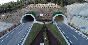 Ege ve Akdeniz'i birbirine bağlayan Honaz Tünelleri açıldı