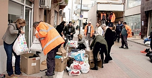 Yunanistan'ın Mudanya ile kardeş şehrinden deprem bölgelerine yardım eli