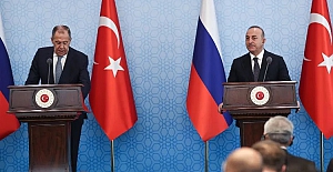 Çavuşoğlu ve Lavrov'dan ortak basın toplantısı