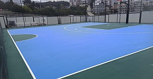 Hatay'da depremzedeler için basketbol köyü kuruldu