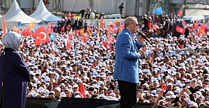 Erdoğan: "Atatürk Havalimanı Millet Bahçesi’nde 1,7 milyonu aşkın hemşehrimizle 'TÜRKİYE BİZE EMANET' dedik"