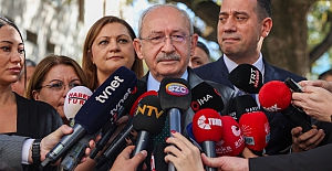 Kılıçdaroğlu Meclis Başkanı Numan Kurtulmuş'u ziyaret etti