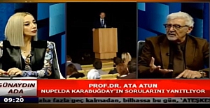 Prof. Dr. ATA ATUN yazdı: "KKTC Ada Tv 23 Kasım Sohbetimiz"