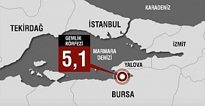 Marmara Denizinde korkutan iki deprem!