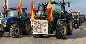 Avrupa'daki çiftçi protestolarına İspanya da katıldı: 'Tarım alanları ve hayvancılık olmadan sofralar boş'