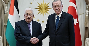Filistin Devlet Başkanı Mahmut Abbas Ankara'da