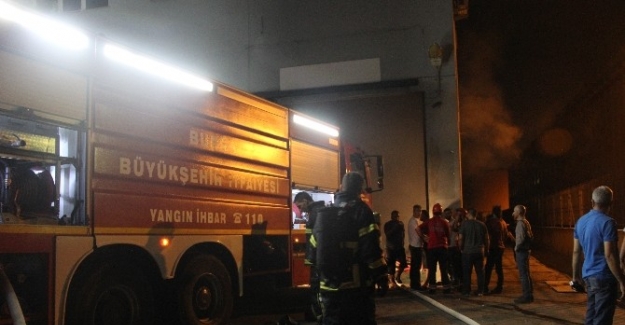 Bursa’da fabrika yangını
